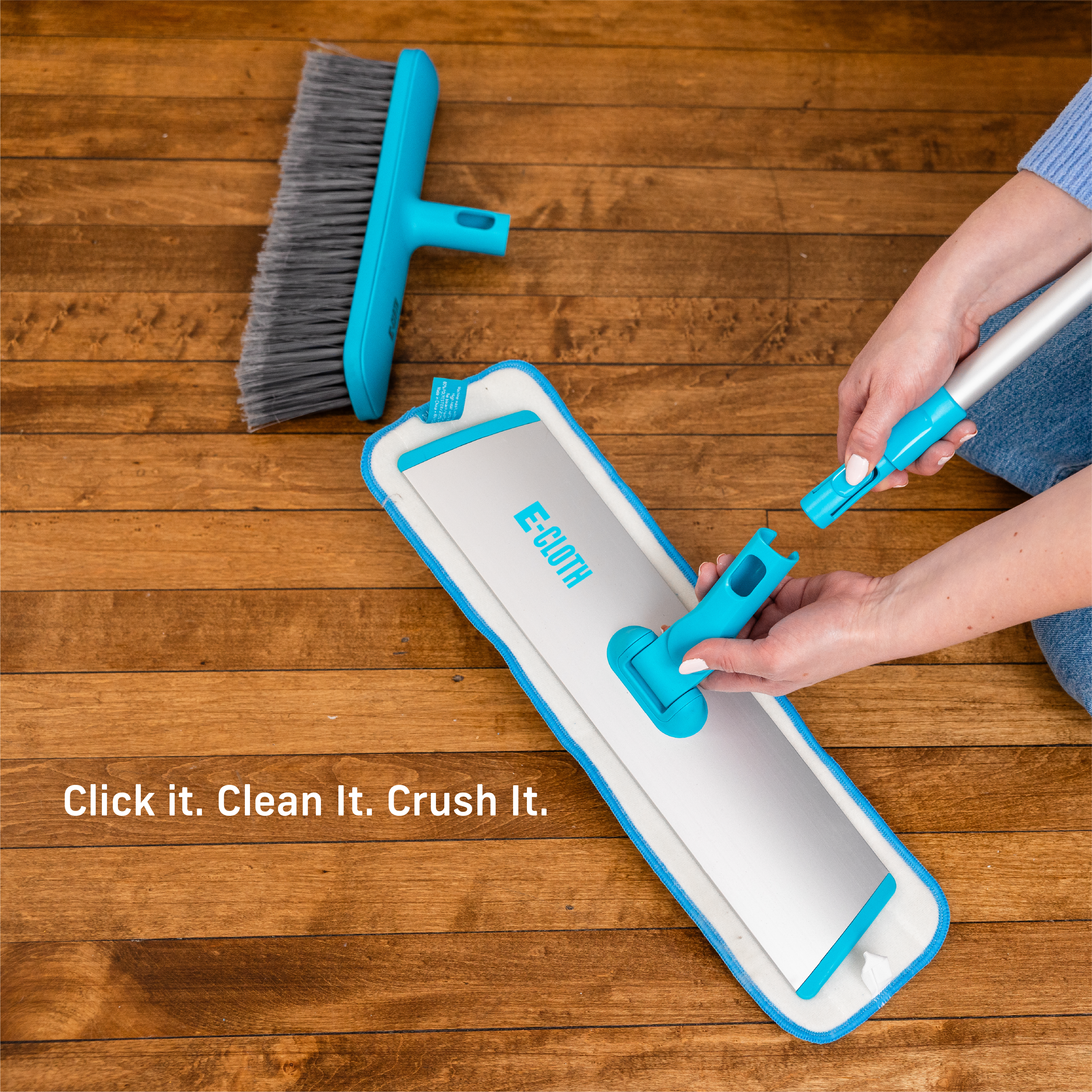 Easy-Click 4-in-1 Dusting & Floorcare Kit