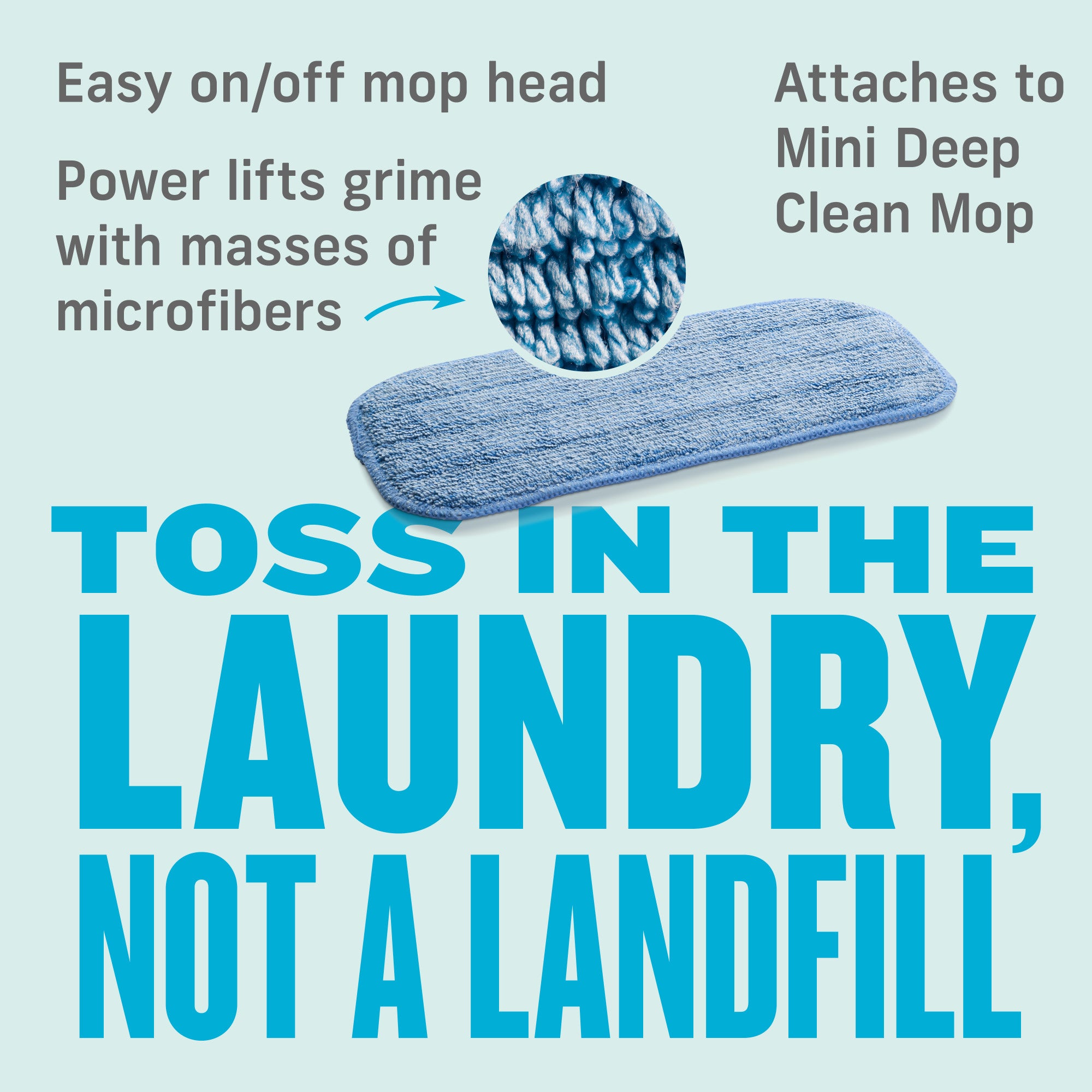 Replacement Head for Mini Deep Clean Mop